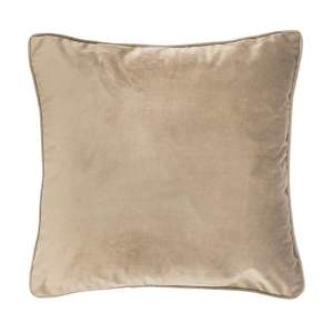 Světle béžový polštář Tiseco Home Studio Velvety, 45 x 45 cm