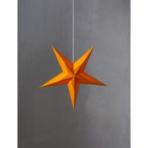 Oranžová vánoční dekorace Star Trading Diva, ø 60 cm