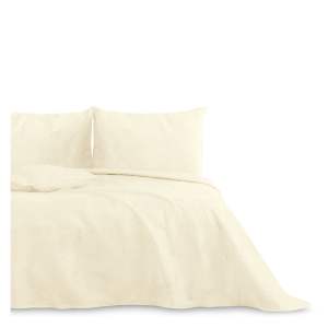 Krémový přehoz na jednolůžko 170×210 cm Palsha – AmeliaHome