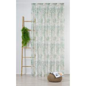 Zeleno-béžová záclona 300×260 cm Palmas – Mendola Fabrics