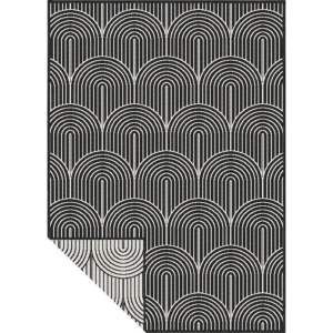Černobílý venkovní koberec 80×150 cm Pangli Black – Hanse Home