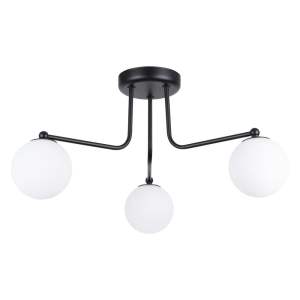 Černobílé stropní svítidlo Beam – Nice Lamps