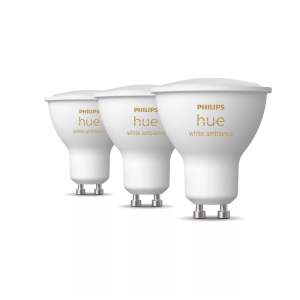 LED smart žárovky v sadě 3 ks GU10, 4 W White ambiance – Philips Hue