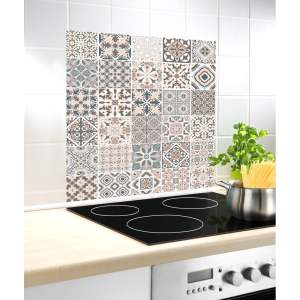 Skleněný kryt na stěnu u sporáku Wenko Splashback Tile
