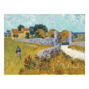 Reprodukce obrazu Vincenta van Gogha – Farmhouse in Provence, 40 x 30 cm
