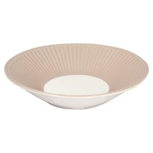 Béžový hluboký porcelánový talíř ø 23 cm Alice – Green Gate