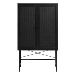 Černá skříňka v dekoru dubu 80×135 cm Pensacola – Unique Furniture