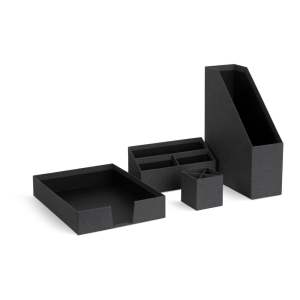 Kartonové organizéry v sadě 4 ks Hugo Canvas Paper Laminate – Bigso