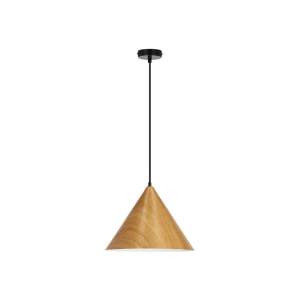 Hnědé závěsné svítidlo s kovovým stínidlem ø 32 cm Dunca – Candellux Lighting