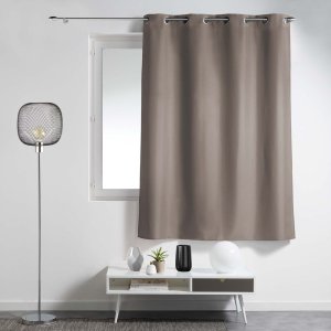 Hnědý závěs 140×180 cm Essentiel – douceur d’intérieur
