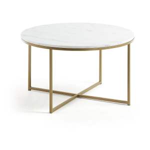 Konferenční stolek Kave Home Shefield, ø 80 cm