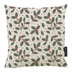 Povlak na polštář s vánočním motivem 45×45 cm Holly – Butter Kings