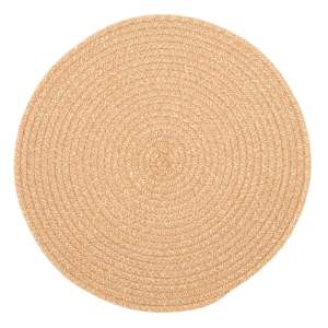 Přírodní prostírání s příměsí bavlny Tiseco Home Studio, ø 38 cm