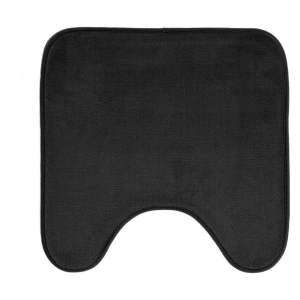 Černá WC koupelnová předložka 45×45 cm Vitamine – douceur d’intérieur