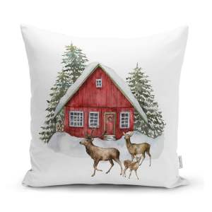 Povlak na polštář s vánočním motivem 43×43 cm – Mila Home