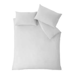 Bílé povlečení na dvoulůžko 200×200 cm So Soft Easy Iron – Catherine Lansfield