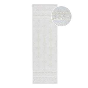 Krémový běhoun z žinylky 60×240 cm Shyla – Flair Rugs