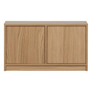 Modulární TV stolek v dekoru dubu v přírodní barvě 77×44 cm Modulair – vtwonen