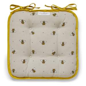 Béžovo-žlutý bavlněný podsedák Cooksmart ® Bumble Bees