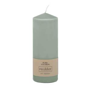 Tyrkysově modrá svíčka Eco candles by Ego dekor Top, doba hoření 50 h