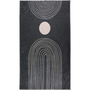 Antracitový pratelný koberec 50×80 cm – Vitaus