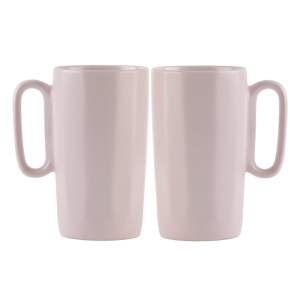 Růžové hrnky z kameniny v sadě 2 ks 330 ml Fuori – Vialli Design