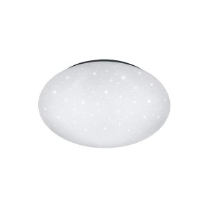 Bílé stropní LED svítidlo Trio Putz, průměr 40 cm