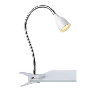 Bílá LED stolní lampa (výška 10,5 cm) Tulip – Markslöjd