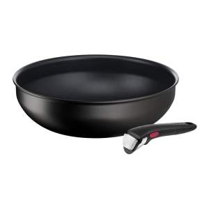Hliníková pánev s nepřilnavým povrchem a odnímatelnou rukojetí ø 26 cm INGENO Eco Resist L3979302 – Tefal