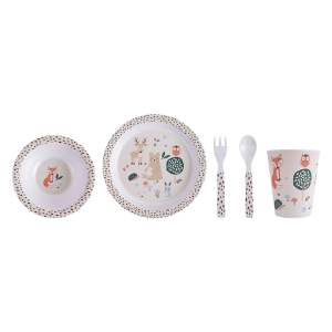 Dětská jídelní sada 5 ks Woodland – Ladelle