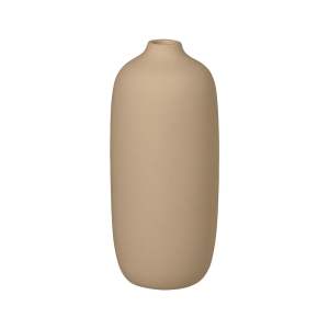 Béžová keramická váza (výška 18 cm) Ceola – Blomus