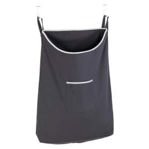 Šedý závěsný koš na prádlo Wenko Door Laundry, 65 l