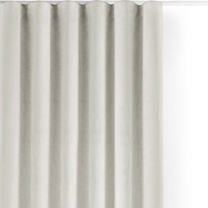 Krémový sametový dimout závěs 530×225 cm Velto – Filumi