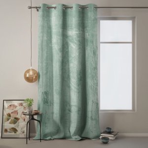 Mintově zelený závěs AmeliaHome Velvet, 140 x 270 cm