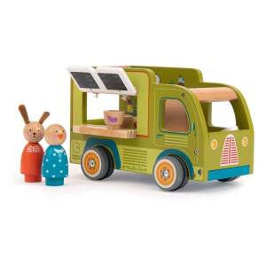 Dřevěné autíčko La Grande Famille Food Truck – Moulin Roty