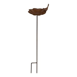 Litinové pítko pro ptáčky se zápichem Esschert Design, výška 91 cm