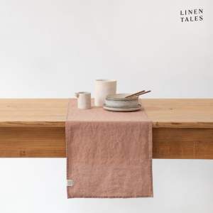 Lněný běhoun na stůl 40×150 cm – Linen Tales