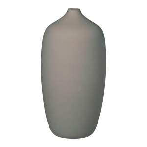 Šedá váza Blomus Ceola, výška 25 cm