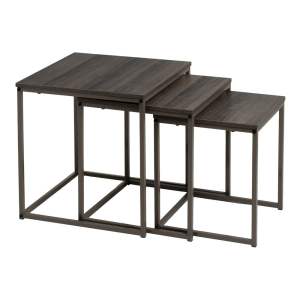 Odkládací stolky v sadě 3 ks 40×40 cm – Casa Selección