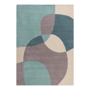 Modro-béžový vlněný koberec 230×160 cm Glow – Flair Rugs