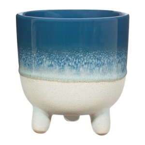 Modrý květináč Sass & Belle Bohemian Home Mojave, ø 11,7 cm