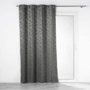 Antracitový zatemňovací závěs z žakáru 140×260 cm Lunella – douceur d’intérieur