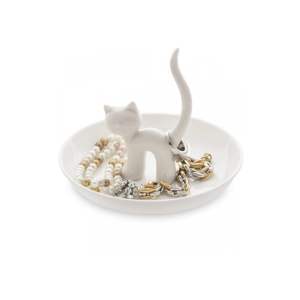 Porcelánový stojan na šperky Cat – Balvi