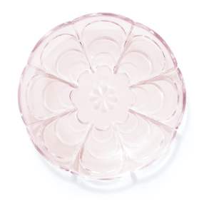 Světle růžové dezertní skleněné talíře v sadě 2 ks ø 16 cm Lily – Holmegaard