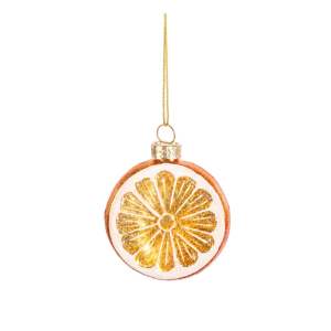 Skleněná vánoční ozdoba Orange – Sass & Belle