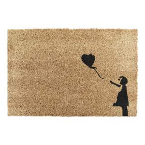 Rohožka z kokosového vlákna 40×60 cm Girl With a Ballon – Artsy Doormats