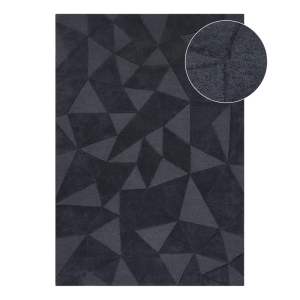 Šedý vlněný koberec 170×120 cm Shard – Flair Rugs