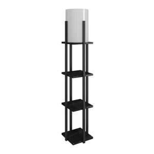 Černá stojací lampa (výška 135 cm) Nora – Opviq lights