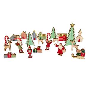 Adventní kalendář Festive Village – Meri Meri