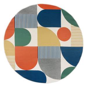 Kulatý venkovní koberec ø 160 cm Geo – Flair Rugs